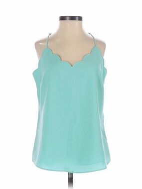 J.Crew Mint Green Scalloped Neck Cami Top Size 0 (New with Tags)